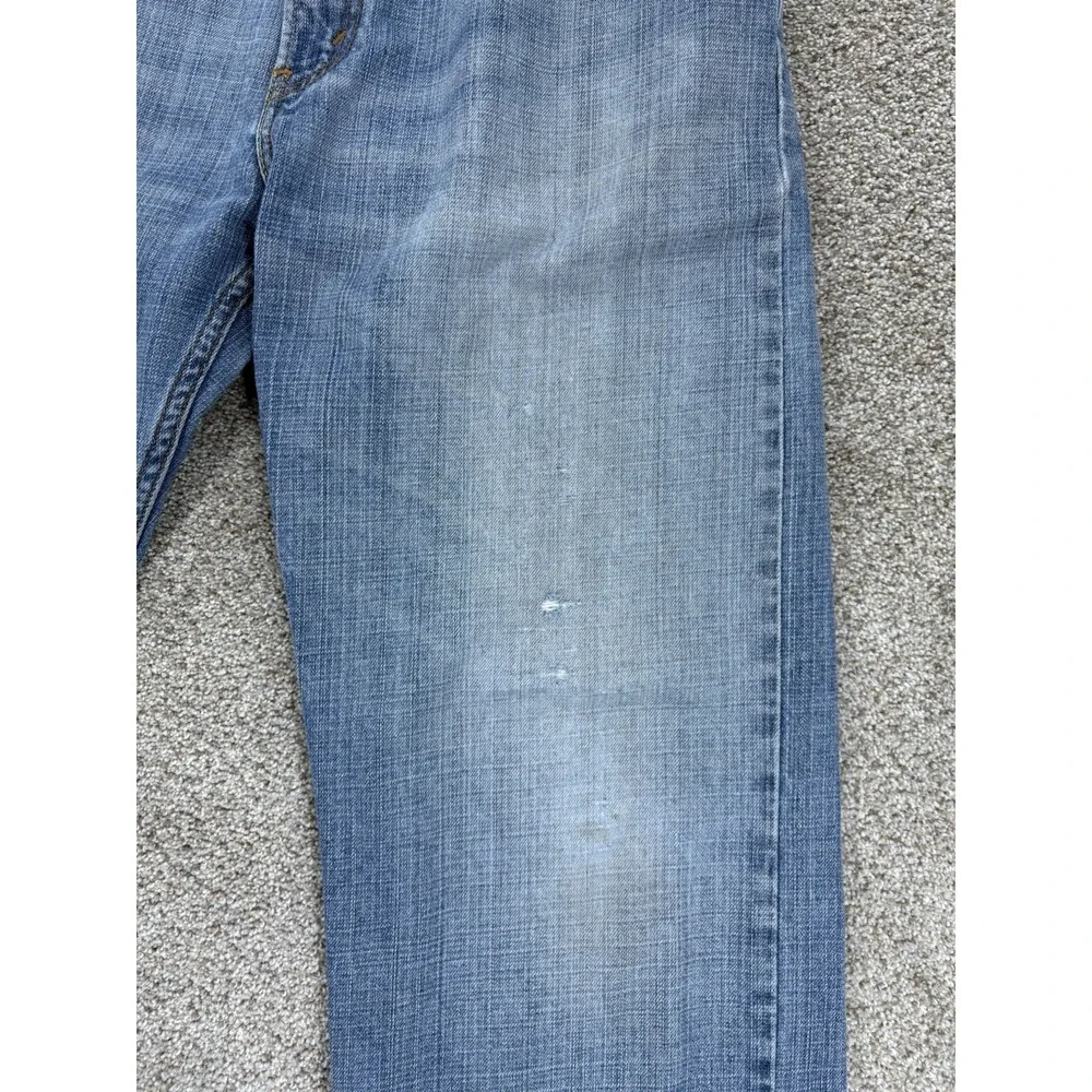 Vintage Levis 559 Jeans Mens 36x32 Blue Relaxed Straight Workworn Light Wash Y2K